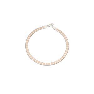 Two toned Italian Leg Anklet (Silver & Rose Gold)