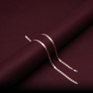 Two toned Italian Leg Anklet (Silver & Rose Gold)